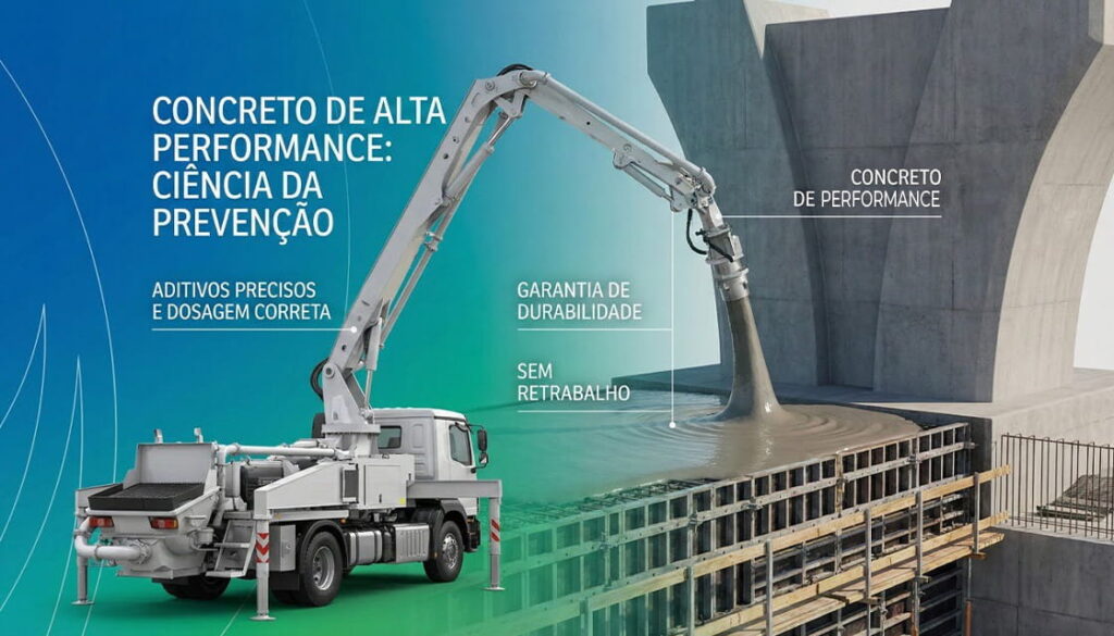Concreto de alta performance: a ciência da prevenção que garante durabilidade estrutural